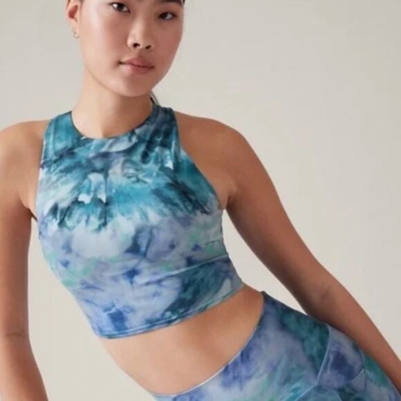 NWT Athleta Conscious Crop Bra D-DD - Picture 1 of 7